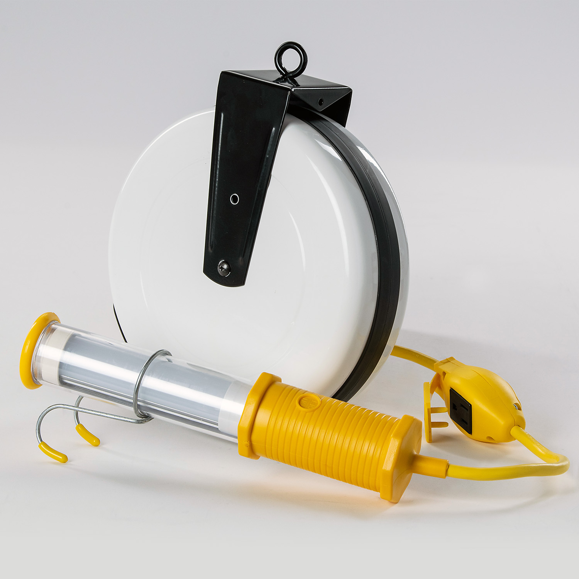 SafTLite by General Manufacturing Inc.: Stubby II LED Worklight - 1000 Lumens, 40ft. Reel, Clear Lens, Polycarbonate Tube, Model# 36134001